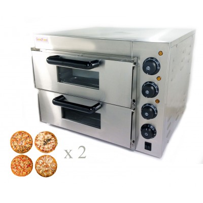 GoodFood Піч для піци 4+4х20 електрична PO2 GoodFood Піч для піци 4+4х20 електрична PO2