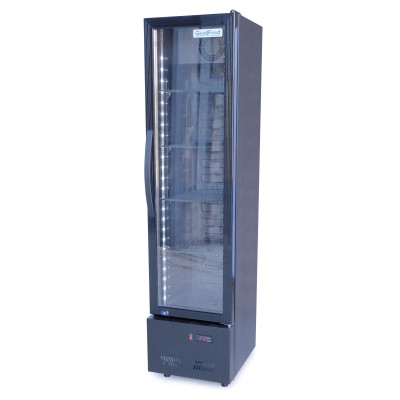 Шкаф холодильный для напитков GoodFood BC160NBB2LED черный-черный