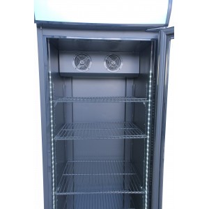 Шкаф холодильный для напитков GoodFood BC360BB2LED черный-черный