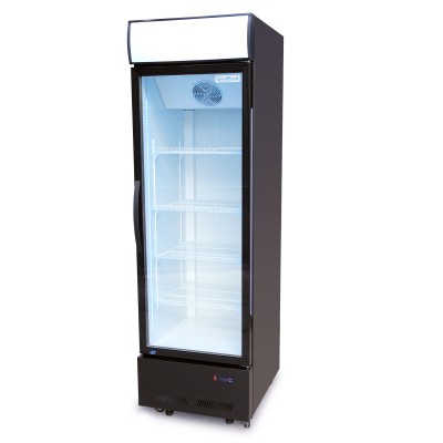 Шкаф холодильный для напитков GoodFood BC480BW2LED черный-белый
