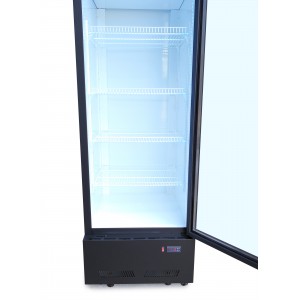 Шкаф холодильный для напитков GoodFood BC480NBW2LED черный-белый