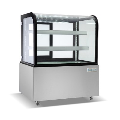 Витрина холодильная GoodFood FW270R нержавеющая сталь