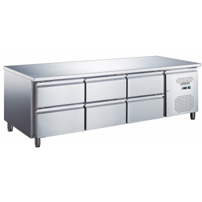 Стол холодильный GoodFood GF-GN3160TN-HC шесть ящиков