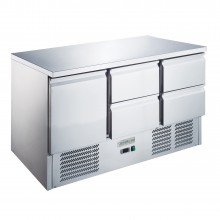 Стіл холодильний GoodFood GF-S903TOP-4D-HC чотири шухляди Стіл холодильний GoodFood GF-S903TOP-4D-HC чотири шухляди