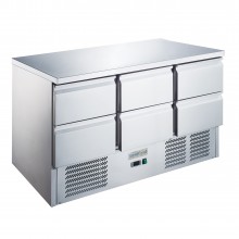 Стіл холодильний GoodFood GF-S903TOP-6D-HC шість шухляд Стіл холодильний GoodFood GF-S903TOP-6D-HC шість шухляд