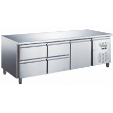 Стіл холодильний GoodFood GF-UGN1640TN-HC UNDERCOUNTER чотири шухляди Стіл холодильний GoodFood GF-UGN1640TN-HC UNDERCOUNTER чотири шухляди
