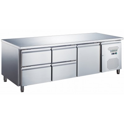 Стол холодильный GoodFood GF-UGN1640TN-HC UNDERCOUNTER с четырьмя ящиками