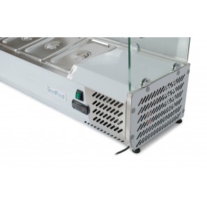 Холодильна вітрина для топінгу GoodFood GF-VRX1200/380-H6C Холодильна вітрина для топінгу GoodFood GF-VRX1200/380-H6C