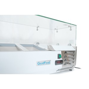 Холодильная витрина для топпинга GoodFood GF-VRX2000/330-H6C