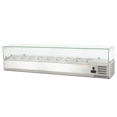 Витрина холодильная для топинга GoodFood GF-VRX2000/380-H6C
