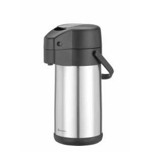 Термос с насосом 171x373, 3л Hendi PP Stainless steel арт.445877