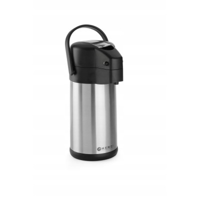 Термос с насосом 171x373, 3л Hendi PP Stainless steel арт.445877