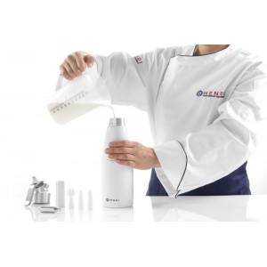 Сифон для вершків Hendi Kitchen Line 0,25 л, арт. 588031 Сифон для вершків Hendi Kitchen Line 0,25 л, арт. 588031