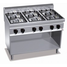 Плита газова Bertos G7F6MPW Плита газова Bertos G7F6MPW
