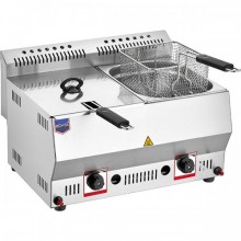Фритюрниця професійна газова Remta RL97 LPG (8+8)