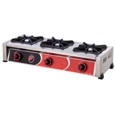 Газовая плита 3-х конфорочная Silver мод. 2902 LPG