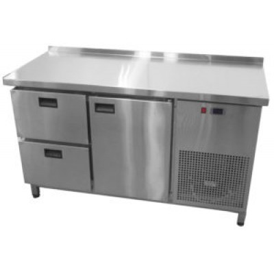 Холодильный стол Tehma 1 дверь + 2 ящика (1400х600х850) Холодильный стол Tehma 1 дверь + 2 ящика (1400х600х850)